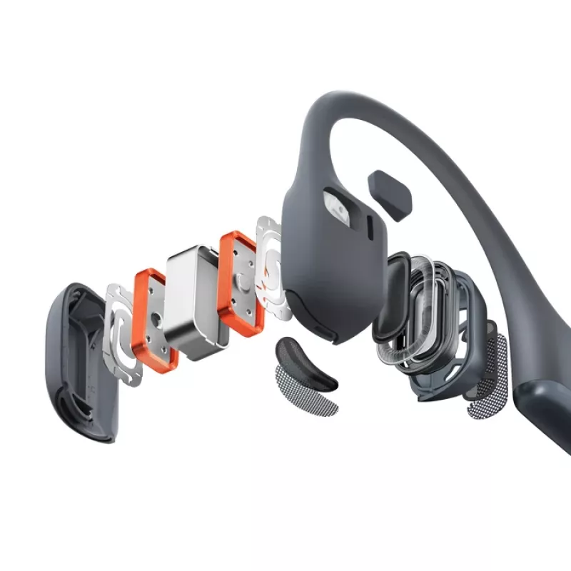 Shokz OpenRun Pro 2 Headset, binaural, kabellos, Ohrbügel, IP55, 12 Std. Wiedergabe, Bluetooth 5.3, 150 mAh, schwarz