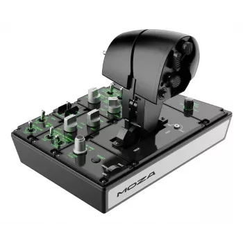 Moza Racing MTP Throttle Panel, Schwarz, Metall, 15 Bit, 277 mm, 194 mm, 216 mm