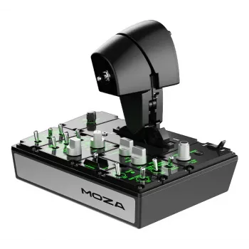 Moza Racing MTP Throttle Panel, Schwarz, Metall, 15 Bit, 277 mm, 194 mm, 216 mm