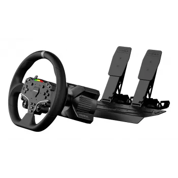 Moza Racing R3 Racing Wheel und Pedale für PC, Lenkrad + Pedale, PC, D-Pad, Menütaste, Modustaste, Pause-/Set-Taste, Starttaste, Digital, Unbegrenzt, Direktantrieb