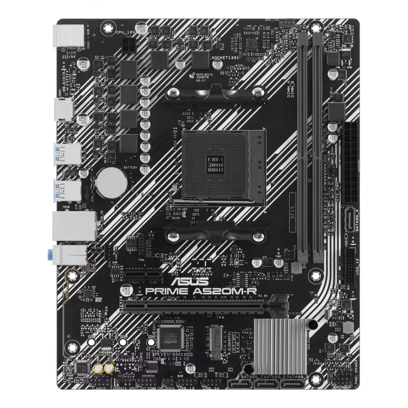 Motherboard ASUS PRIME A520M-R, AMD A520, Sockel AM4, micro ATX
