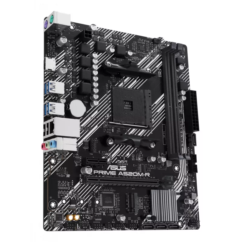 Motherboard ASUS PRIME A520M-R, AMD A520, Sockel AM4, micro ATX