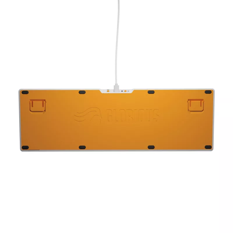 Mechanische kabelgebundene Full-Size-Tastatur (100%) GLORIOUS GMMK 3 HE – Weiß, USB, QWERTY, RGB