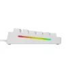 Mechanische kabelgebundene Full-Size-Tastatur (100%) GLORIOUS GMMK 3 HE – Weiß, USB, QWERTY, RGB