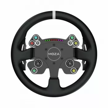 Moza Racing CS V2P Dual Clutch Lenkrad, Lenkrad, PC, Kabelgebunden, USB, Schwarz, Aluminium