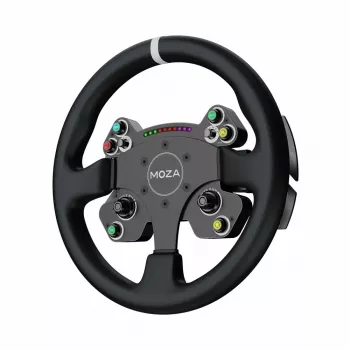 Moza Racing CS V2P Dual Clutch Lenkrad, Lenkrad, PC, Kabelgebunden, USB, Schwarz, Aluminium