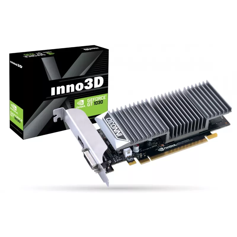 INNO3D Grafikkarte NVIDIA GeForce GT 1030 2 GB GDDR5 Low Profile GDDR5 2 GB PCIe