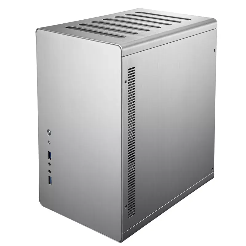 PC-Gehäuse Jonsbo RM2 Silber ATX ITX micro ATX 120mm Lüfter