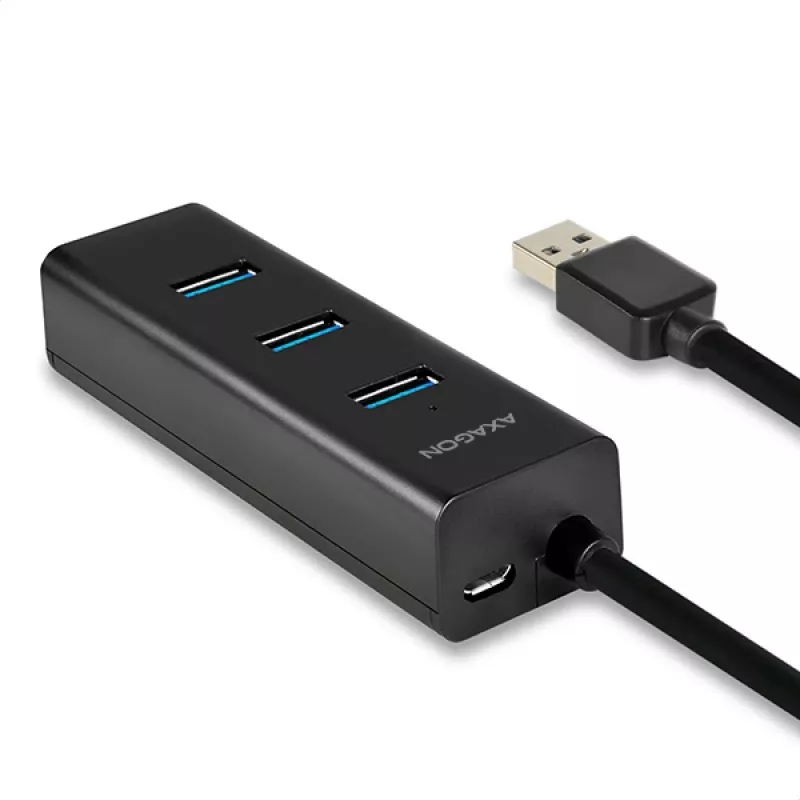 Axagon HUE-S2BP 4x USB 3.0 LADEHUB mit 1,2 m Kabel inkl. Netzteil