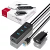 Axagon HUE-S2BP 4x USB 3.0 LADEHUB mit 1,2 m Kabel inkl. Netzteil