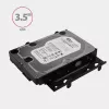 Axagon RHD-435 Halterung für 4x 2,5 Zoll oder 2x 2,5 Zoll HDD/SSD & 1x 3,5 Zoll HDD in 5,25-Zoll-Schacht, Metall