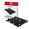 Axagon RHD-435 Halterung für 4x 2,5 Zoll oder 2x 2,5 Zoll HDD/SSD & 1x 3,5 Zoll HDD in 5,25-Zoll-Schacht, Metall