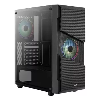 Aerocool Menace Saturn RGB Midi Tower Schwarz