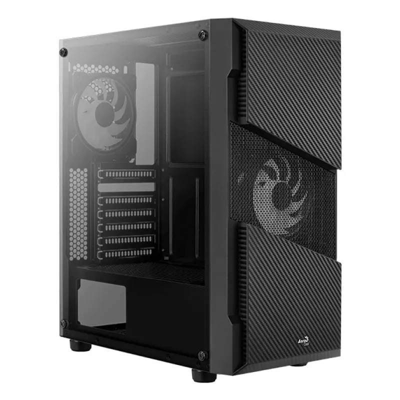 Aerocool Menace Saturn RGB Midi Tower Schwarz