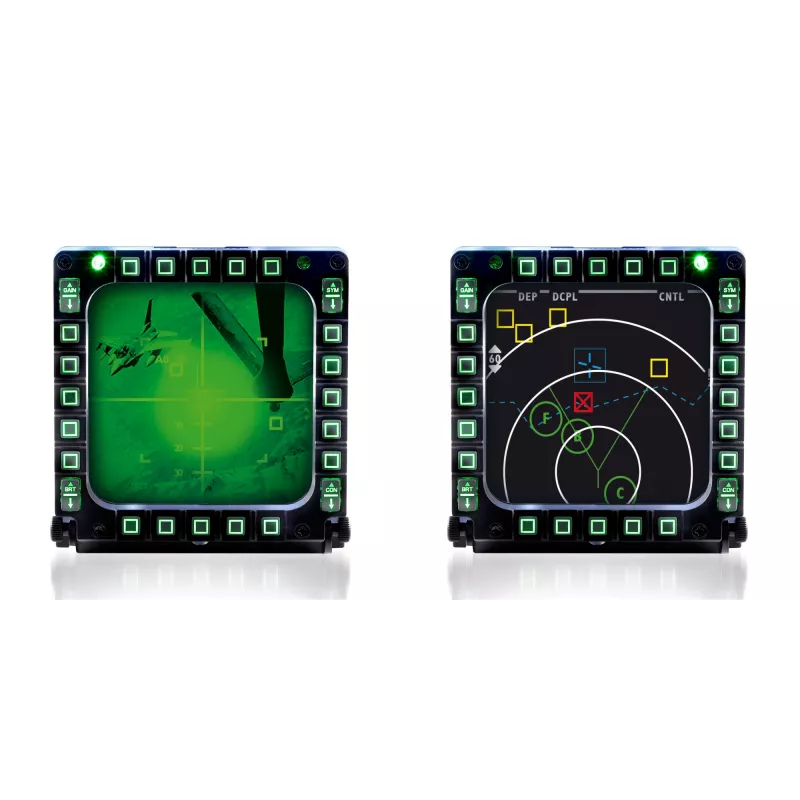 Thrustmaster MFD Cougar Pack Schwarz Joystick PC
