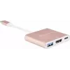 USB-C auf HDMI Video-Adapter SILVERSTONE EP08 (USB‑C 3.1, HDMI) Pink