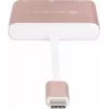 USB-C auf HDMI Video-Adapter SILVERSTONE EP08 (USB‑C 3.1, HDMI) Pink