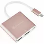 USB-C auf HDMI Video-Adapter SILVERSTONE EP08 (USB‑C 3.1, HDMI) Pink