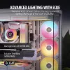 CORSAIR Icue Link Lx140-r RGB 140mm PWM Reverse Lüfter Starter-Kit - Weiß