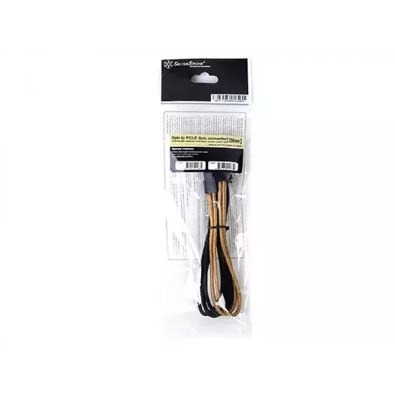 Stromkabel PCI-E 6-Pin Silverstone PP07-IDE6BG 0,3 m