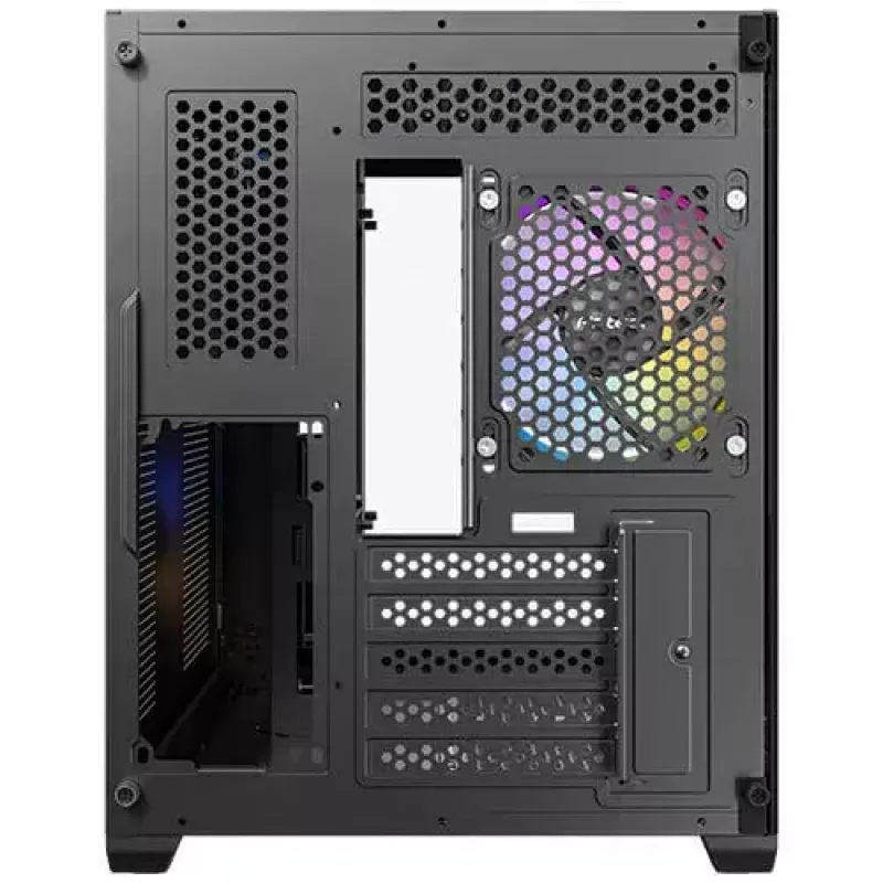PC-Gehäuse Antec CX600M Midi Tower Schwarz, Holz