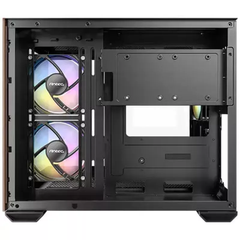PC-Gehäuse Antec CX600M Midi Tower Schwarz, Holz