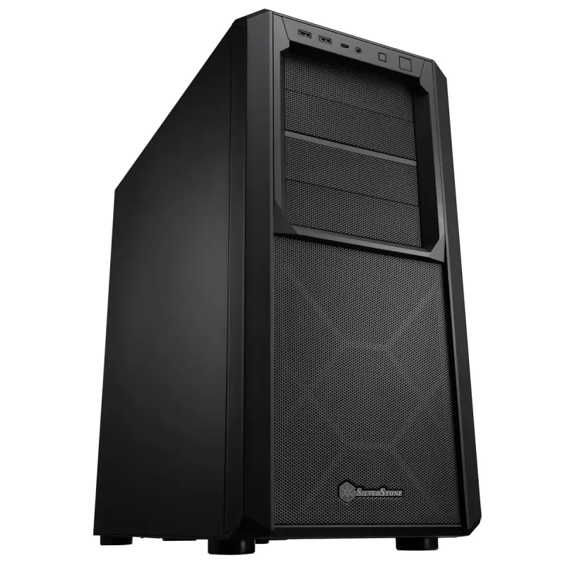 PC-Gehäuse Silverstone SETA D1 Midi Tower Schwarz