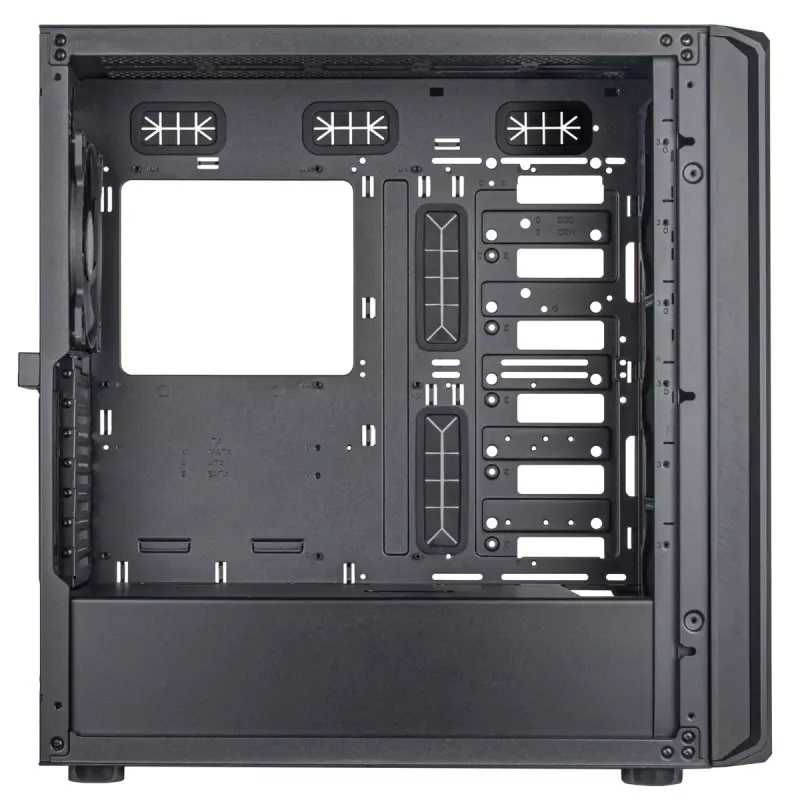 PC-Gehäuse Silverstone SETA D1 Midi Tower Schwarz