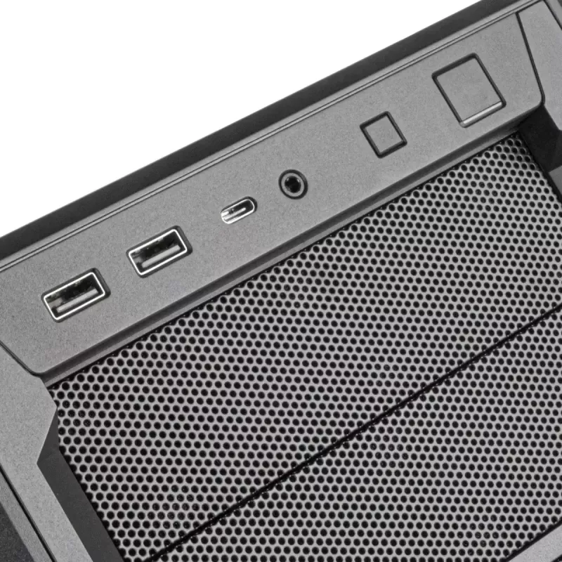 PC-Gehäuse Silverstone SETA D1 Midi Tower Schwarz