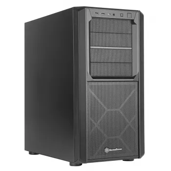 PC-Gehäuse Silverstone SETA D1 Midi Tower Schwarz