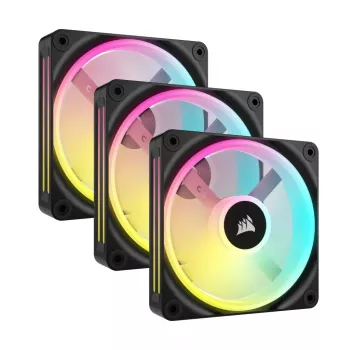 CORSAIR Qx RGB Series Icue Link Qx120 RGB 120 mm magnetischer Kuppel-RGB-Lüfter Starter-Kit