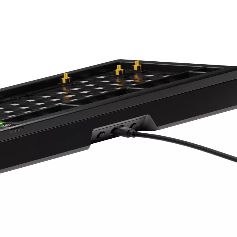 Mechanische Tastatur GLORIOUS GMMK 3 PRO 75% Barebones Kabelgebunden USB, RGB, Schwarz, 2 m Kabel