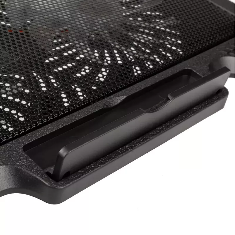 Laptop-Kühlpad Kolink KL-N200 für Laptops bis 39,6 cm (15,6 Zoll), 2 Lüfter 140 mm, USB-Stromversorgung, schwarz