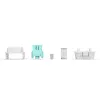 Tastatur-Schalter GLORIOUS Lynx HE — 36-teiliges Polycarbonat-Set, Cyan, transluzent, kompatibel mit GMMK 3 HE