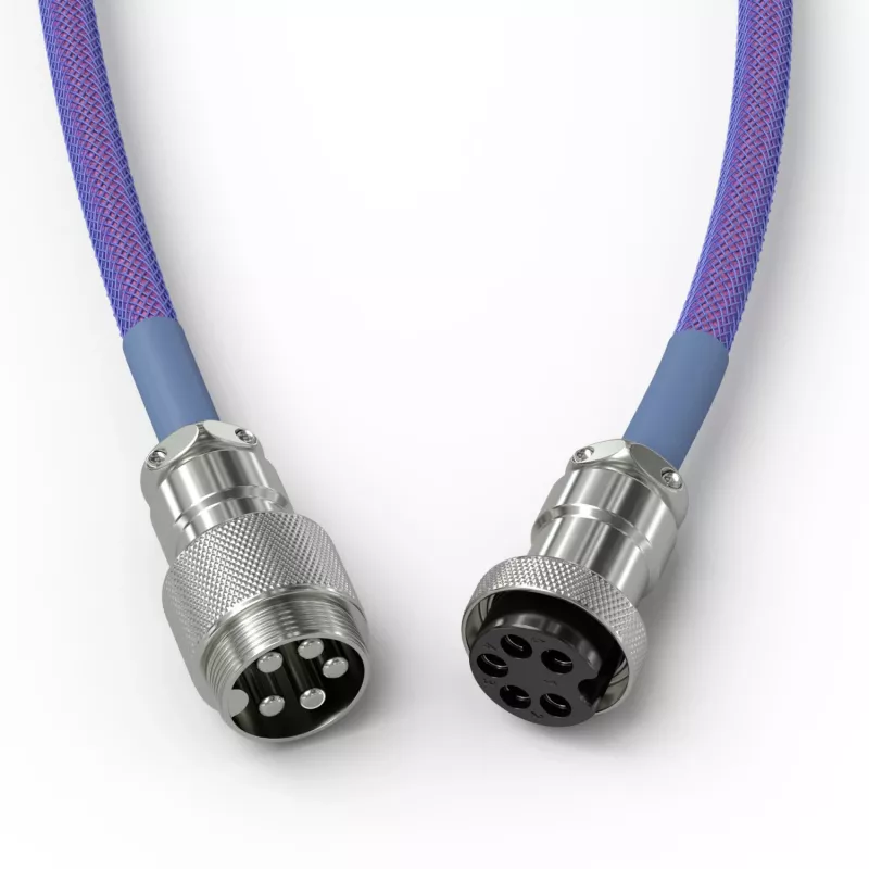 Gewendeltes USB-Kabel GLORIOUS GMMK Nebula 1,5 m RGB für Tastaturen