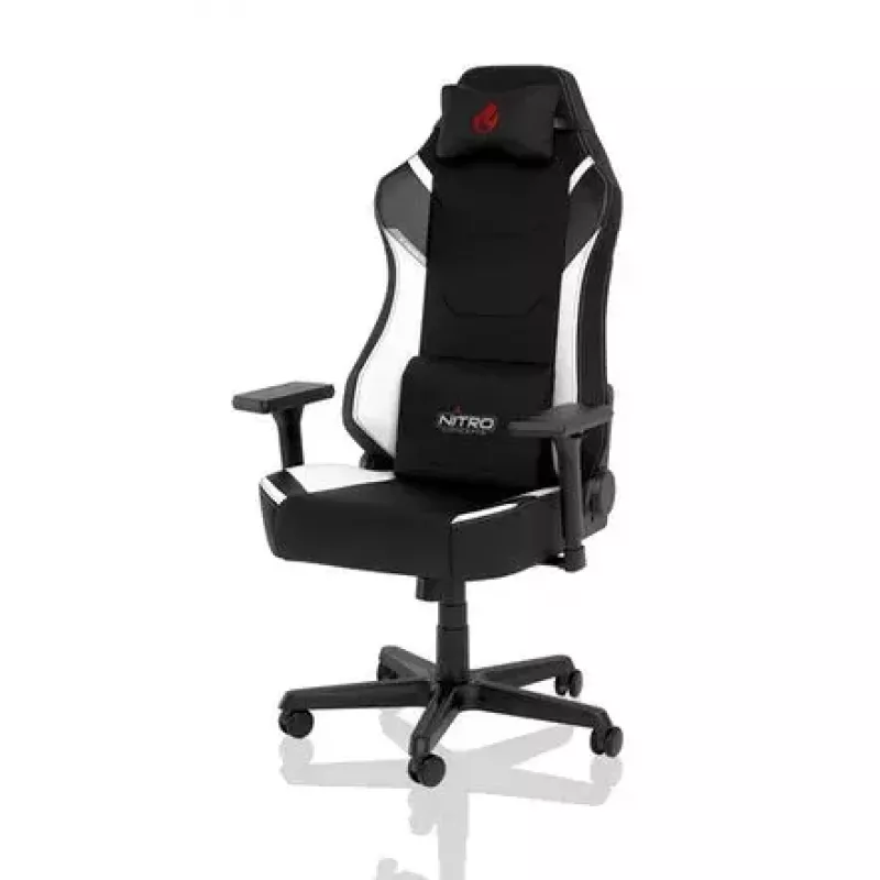 PC-Gaming-Stuhl Nitro Concepts X1000 Gepolsterter Sitz Schwarz Weiß 135 kg