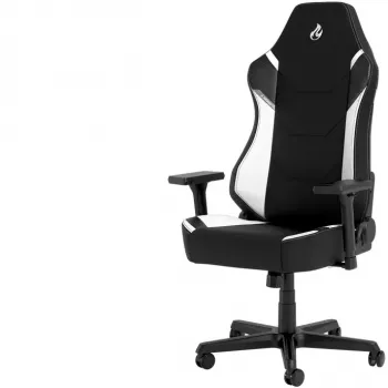 PC-Gaming-Stuhl Nitro Concepts X1000 Gepolsterter Sitz Schwarz Weiß 135 kg