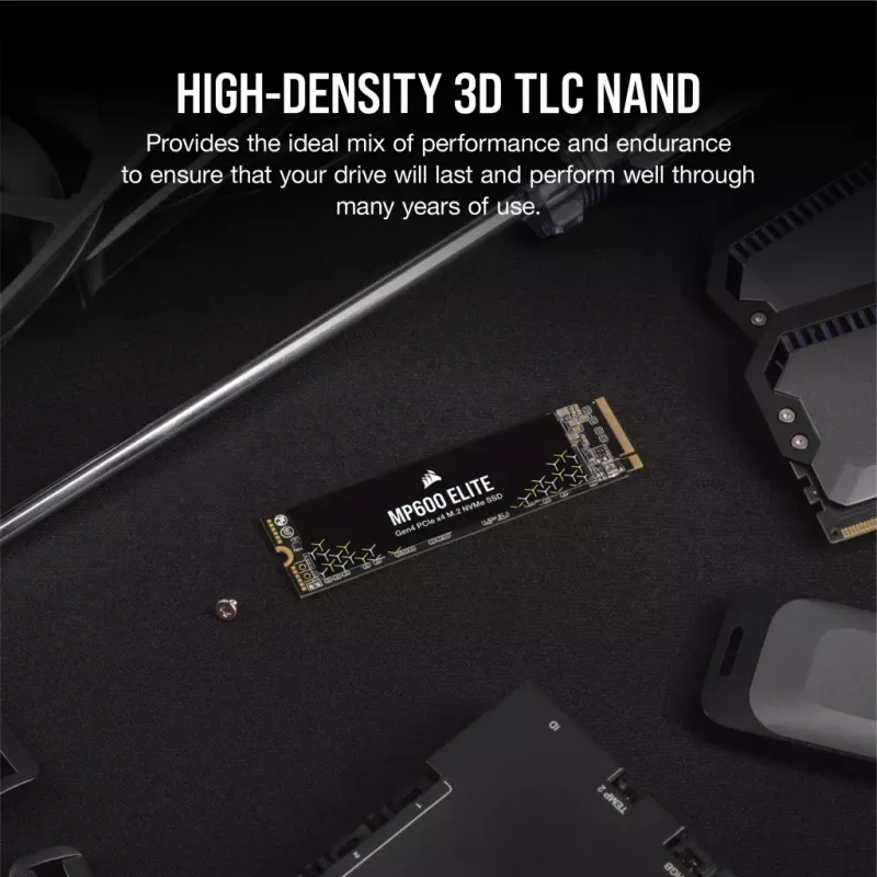 CORSAIR SSD - 1 TB - M.2 PCI-E MP600 Elite GEN4 x4 NVMe 1.4