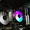 Heatsink Jonsbo CR-1200E 9.2 cm 2000 RPM Schwarz