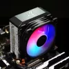 Heatsink Jonsbo CR-1200E 9.2 cm 2000 RPM Schwarz