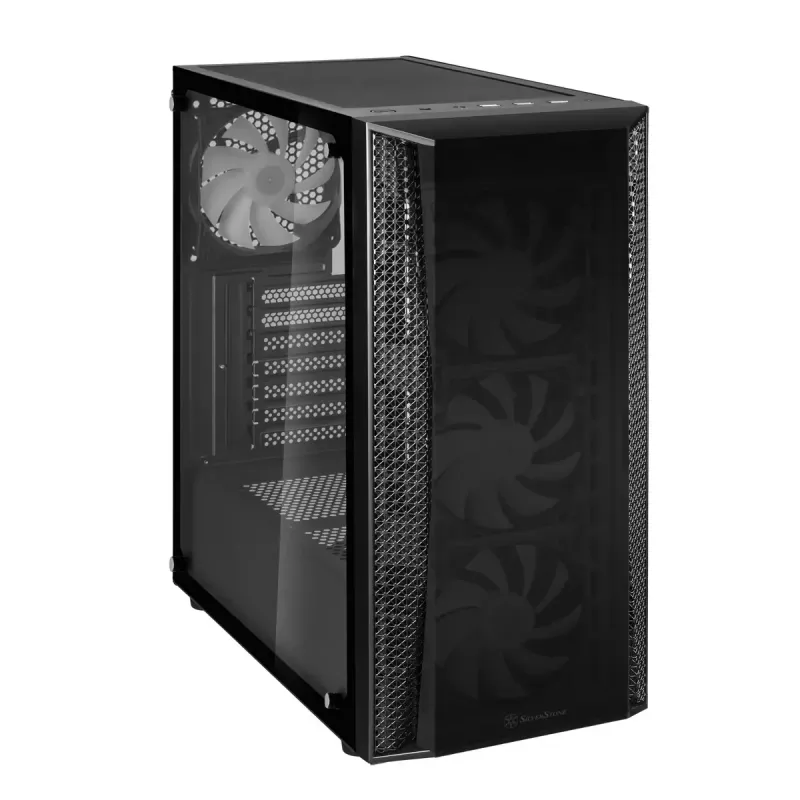 PC-Gehäuse Silverstone FARA B1 PRO Tower Schwarz