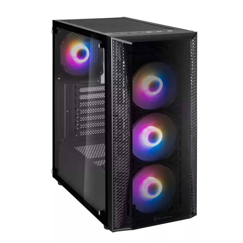 PC-Gehäuse Silverstone FARA B1 PRO Tower Schwarz