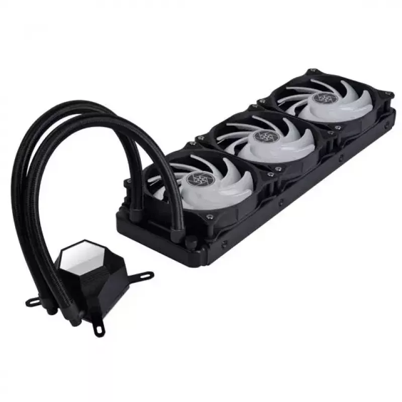 All-in-One-Flüssigkeitskühler Silverstone SST-PF360-ARGB-V2 12 cm Schwarz