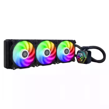 All-in-One-Flüssigkeitskühler Silverstone SST-PF360-ARGB-V2 12 cm Schwarz