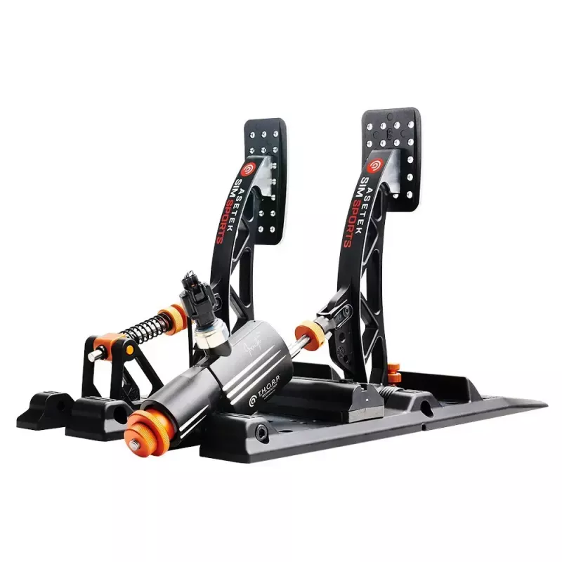 Asetek Invicta S Sim-Racing Gas- und Bremspedalset — Modell 40-010-0010006