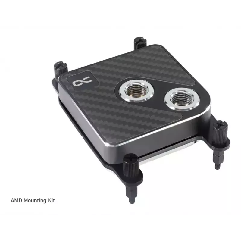 Wasserkühlblock Alphacool Core 1 Carbon Messing Kupfer Nickel Schwarz 72mm