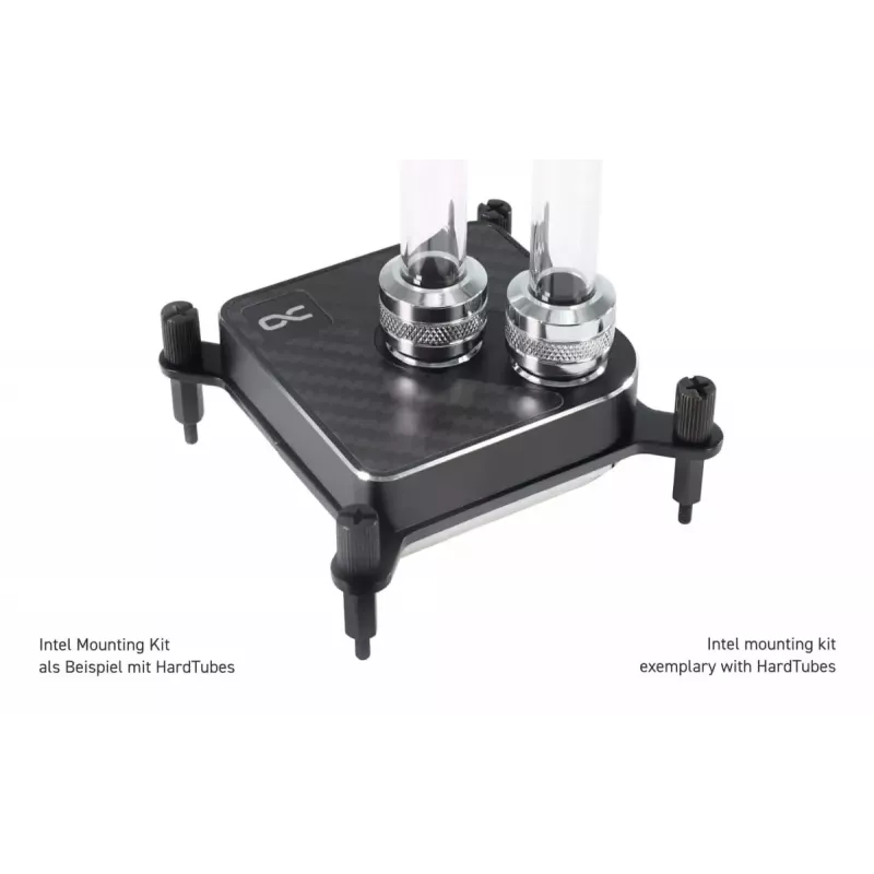 Wasserkühlblock Alphacool Core 1 Carbon Messing Kupfer Nickel Schwarz 72mm