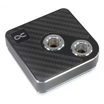 Wasserkühlblock Alphacool Core 1 Carbon Messing Kupfer Nickel Schwarz 72mm