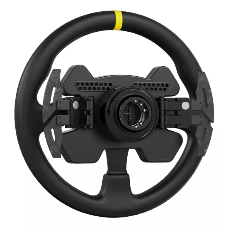 Moza Racing RS V2 Lenkrad, Lenkrad, PC, Multi, Kabelgebunden & Kabellos, Schwarz, Kohlefaser, Leder