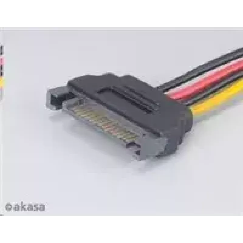 Akasa SATA auf 4‑Pol Molex Adapter AK‑CBPW03‑KT02 15 cm Kabel, 2er‑Pack